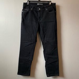 Levi's Black Mid Rise Skinny Jeans Sz 12